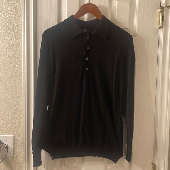 Vintage 100% Merino Wool Made in Italy Polo - Picture 2 of 6
